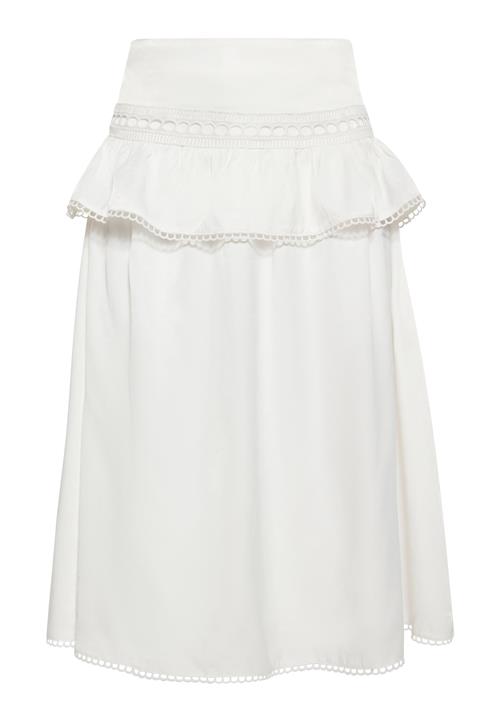 IZIA Nederdel  uldhvid