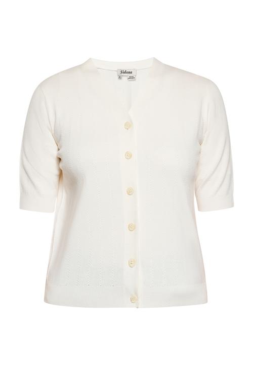 Sidona Cardigan  uldhvid