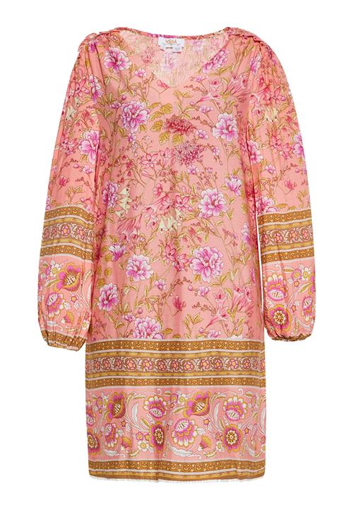 usha FESTIVAL Kjole  oliven / lavendel / lyserød / magenta