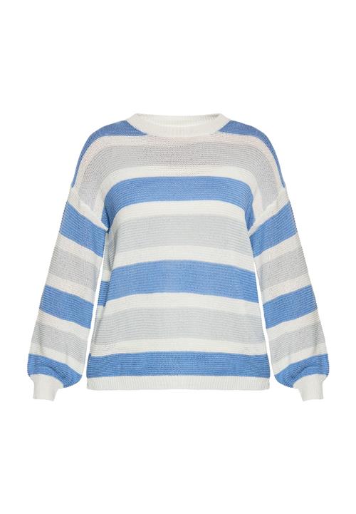usha BLUE LABEL Pullover  blå / lysegrå / hvid
