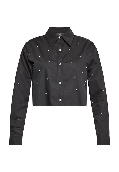 faina Bluse  sort / sølv