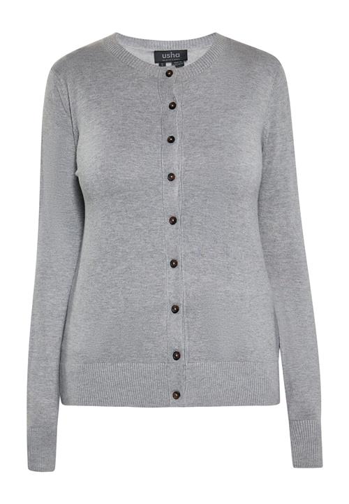 usha BLACK LABEL Cardigan  grå-meleret