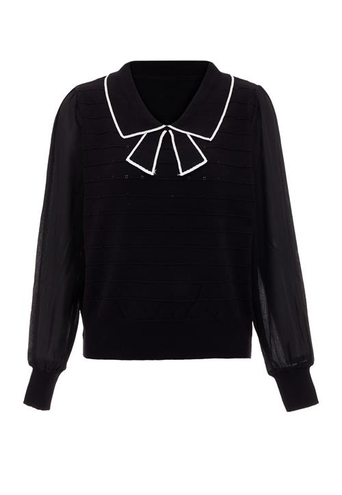 caspio Pullover  sort / hvid