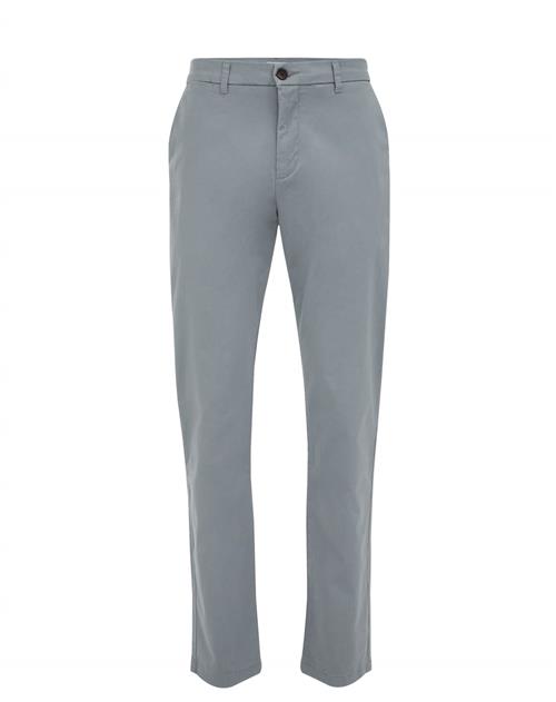 WE Fashion Lærredsbukser  lyseblå