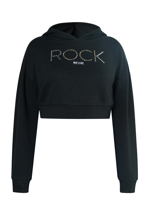 myMo ROCKS Sweatshirt  sort / sølv / hvid