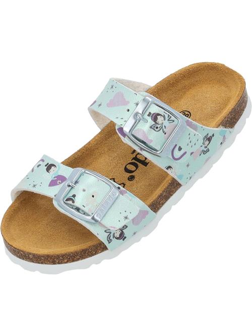 Palado Åbne sko 'Samos G'  aqua / grå / lilla / pink