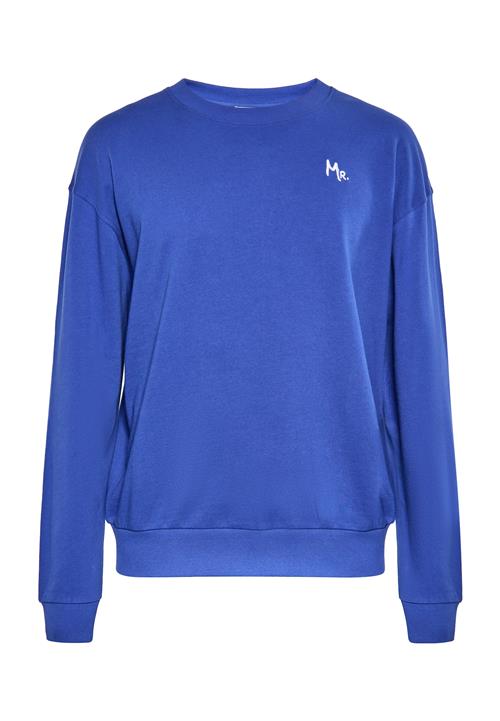 MO Sweatshirt  blå / hvid