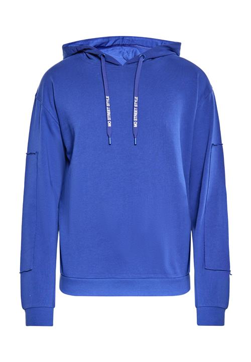 MO Sweatshirt  blå / hvid