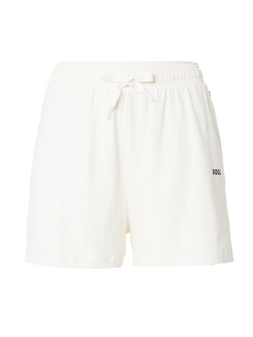 BOSS Pyjamasbukser  sort / hvid