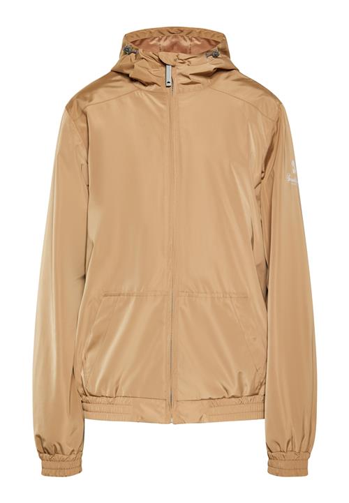 Schmuddelwedda Funktionsjakke  camel / hvid