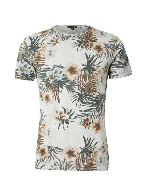 Key Largo Bluser & t-shirts 'PLAYA'  brun / pastelgrøn / mørkegrøn