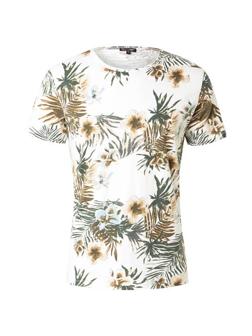 Key Largo Bluser & t-shirts 'PLAYA'  brun / mørkegrøn / hvid