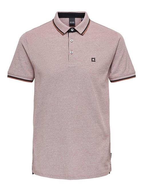 Only & Sons Bluser & t-shirts 'Fletcher'  karamel / brokade / sort