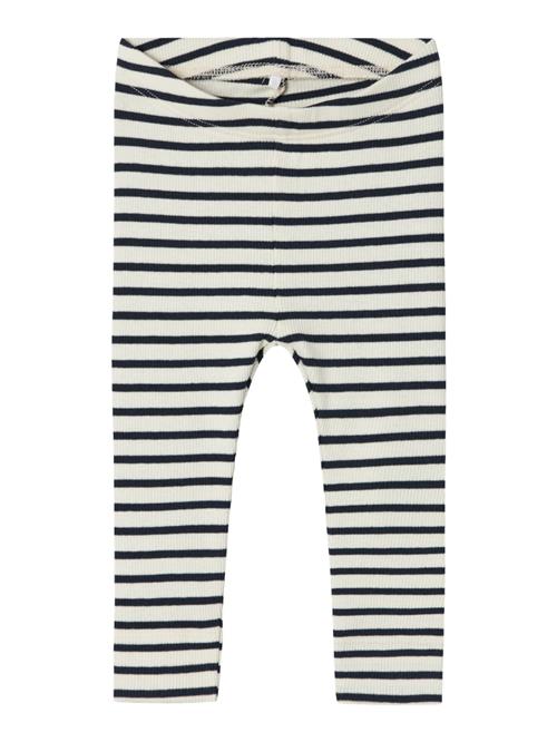 NAME IT Leggings 'NBNBani'  marin / hvid