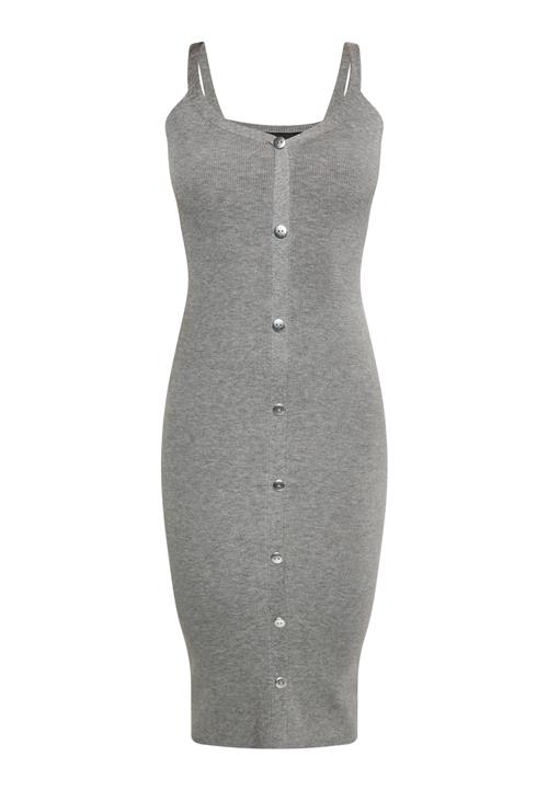 NAEMI Strikkjole  grå