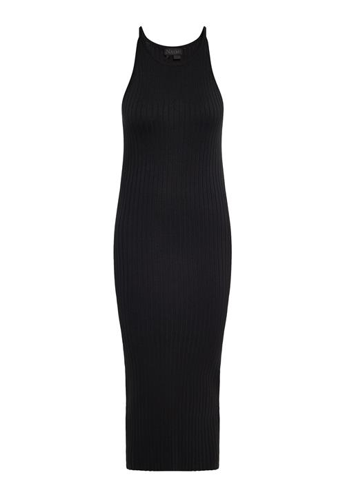 NAEMI Strikkjole  sort