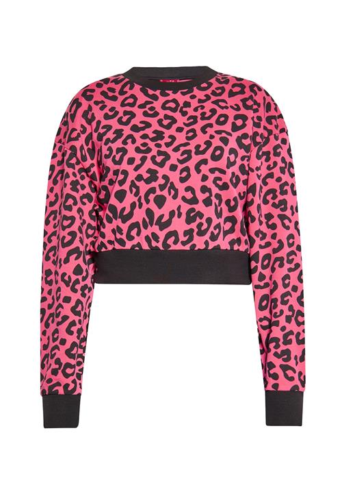 swirly Sweatshirt  lys pink / sort