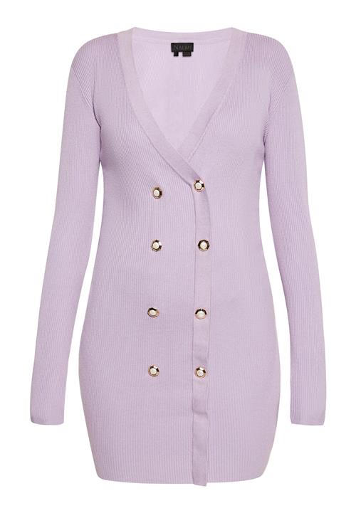 NAEMI Strikkjole  lavendel