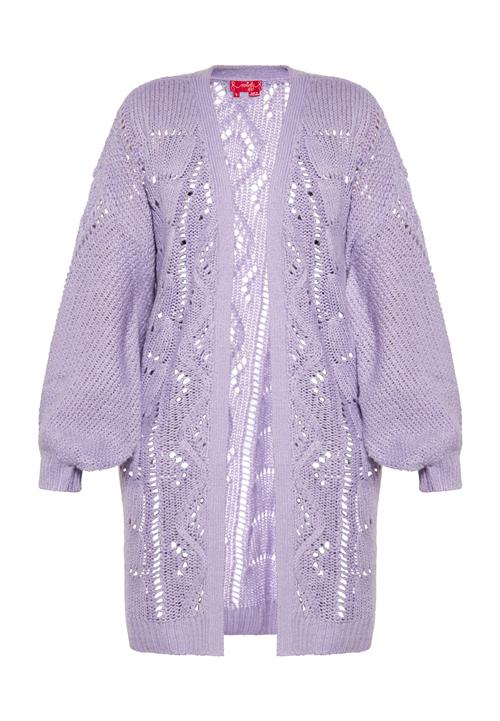 swirly Cardigan  lavendel