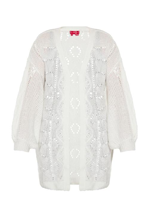 swirly Cardigan  hvid