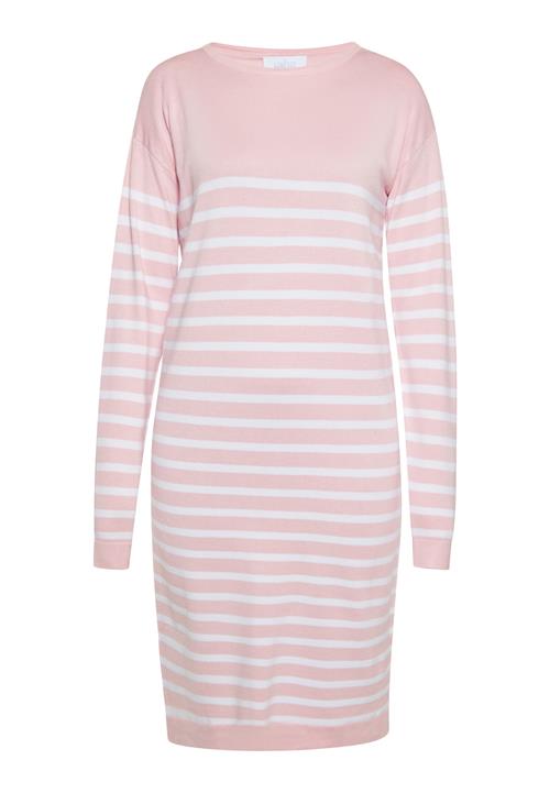 usha BLUE LABEL Strikkjole  lyserød / hvid
