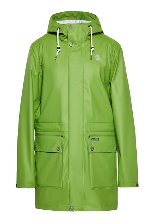 Schmuddelwedda Funktionsjakke  sølvgrå / lysegrøn