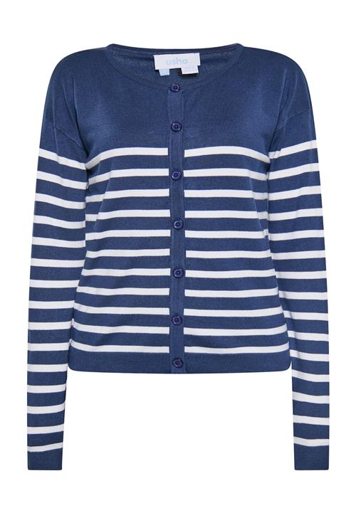 usha BLUE LABEL Cardigan  marin / hvid