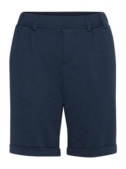 Kaffe Bukser med lægfolder 'KAJenny'  mørkeblå