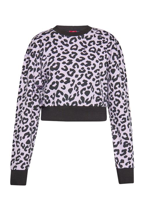 swirly Sweatshirt  lyselilla / sort