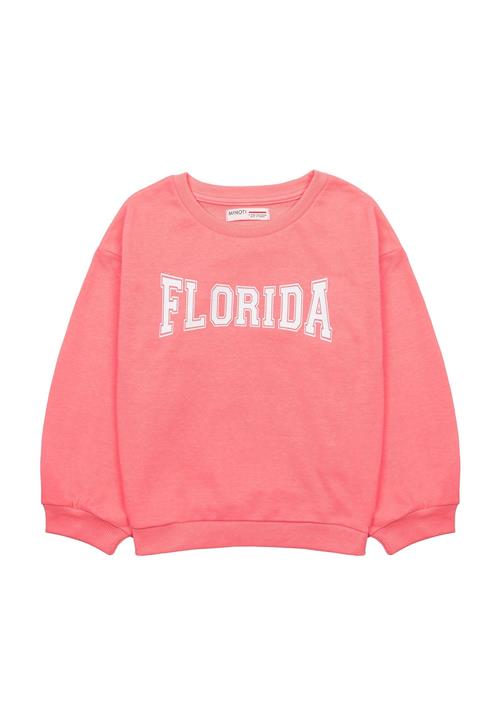 MINOTI Sweatshirt  koral / hvid