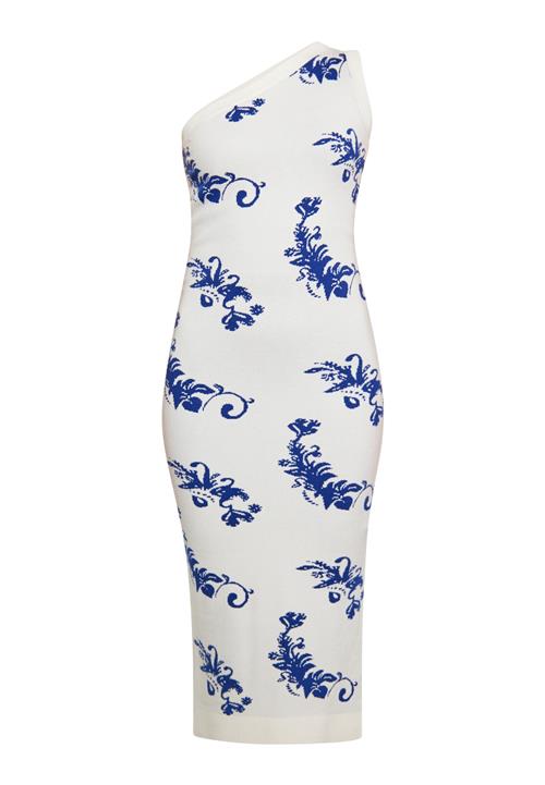 IZIA Strikkjole  blå / hvid