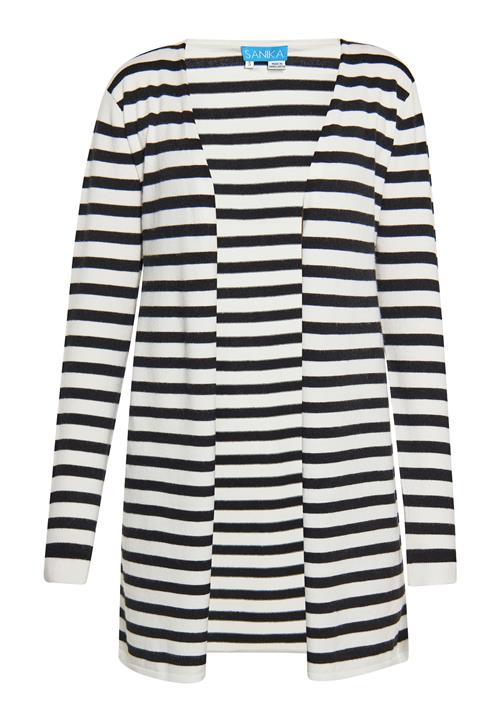 SANIKA Cardigan  sort / hvid