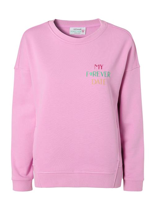 TATUUM Sweatshirt 'Ginger'  gul / grøn / lys pink / mørk pink