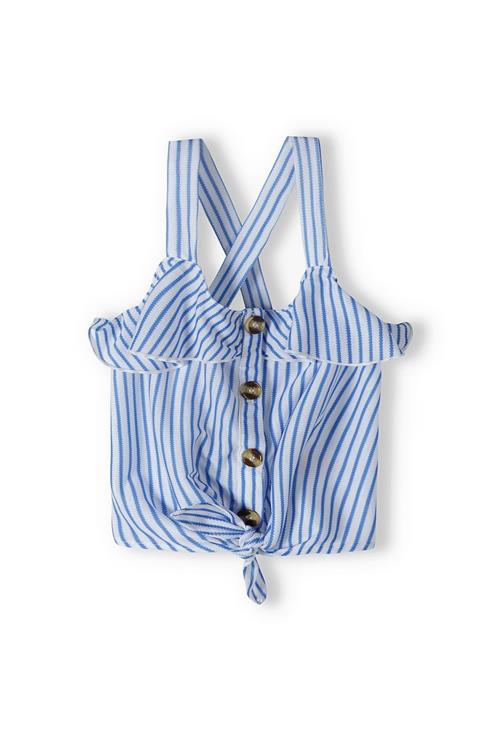 MINOTI Bluse  blå / hvid