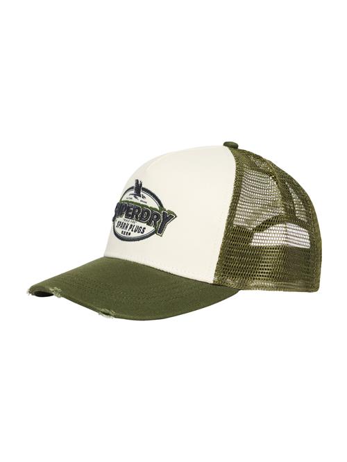 Superdry & Co Hætte  marin / oliven / hvid