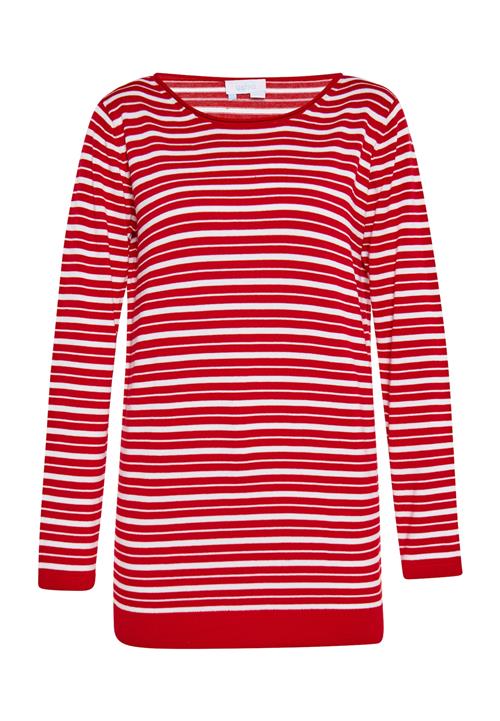 usha BLUE LABEL Pullover  rubinrød / hvid