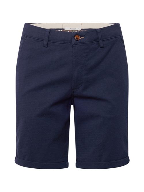 JACK & JONES Lærredsbukser 'JPSTFury'  mørkeblå