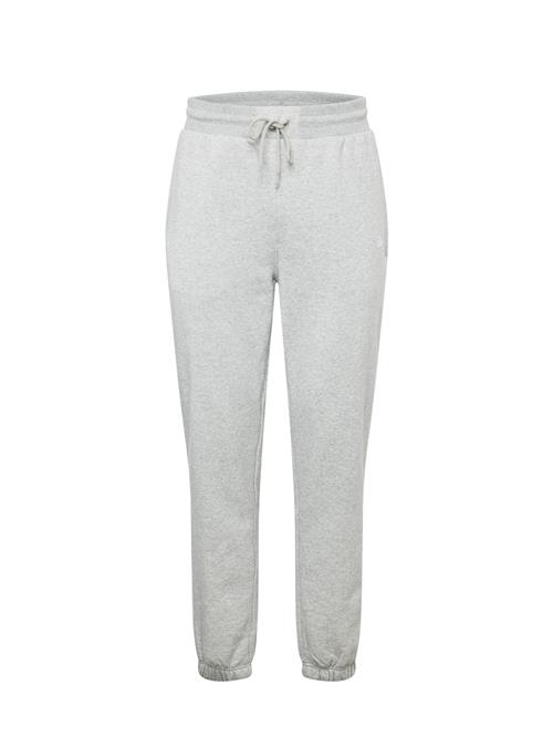 NEW ERA Bukser 'ESSENTLS'  grå-meleret / hvid