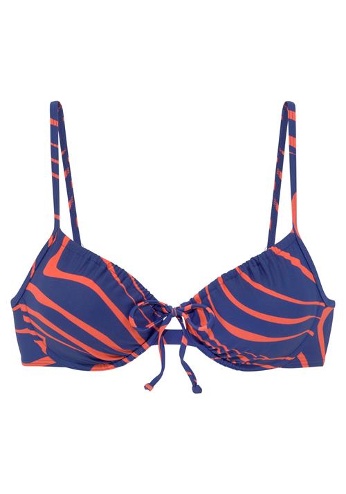 BUFFALO Bikinioverdel 'Dune'  blå / orange