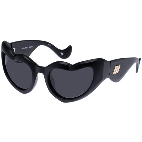 LE SPECS Solbriller 'Fast Love'  guld / sort