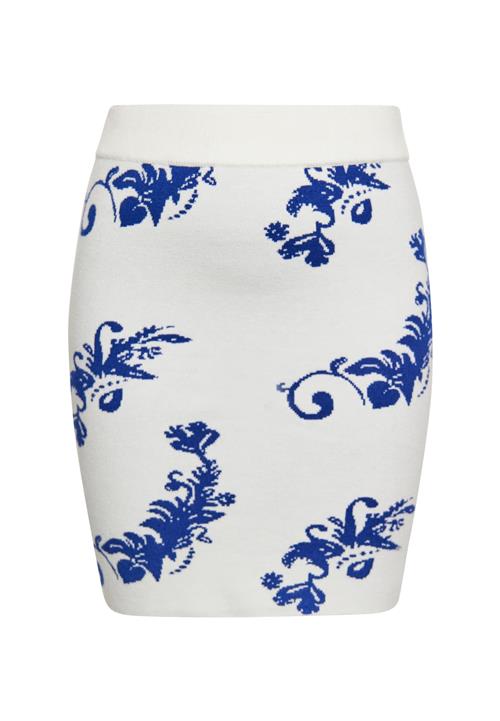 ebeeza Nederdel  blå / hvid