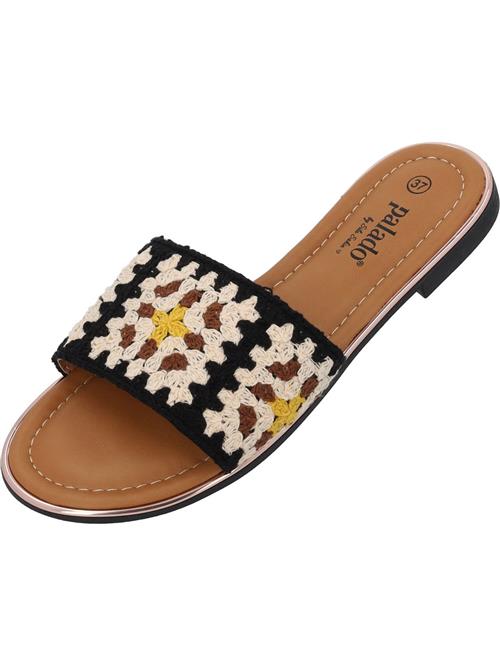 Palado by Sila Sahin Pantoletter 'Xami by Sila Sahin'  beige / brun / gul / sort