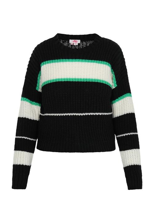MYMO Pullover  grøn / sort / hvid