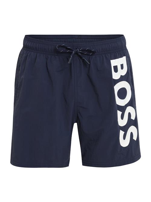 BOSS Badeshorts 'Octopus'  marin / hvid