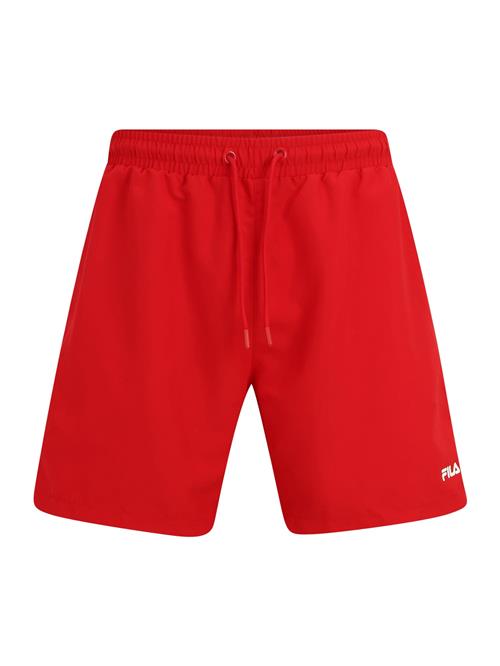 FILA Badeshorts 'SOMALIA'  rød / hvid