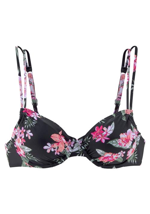 LASCANA Bikinioverdel  oliven / pink / pastelpink / sort