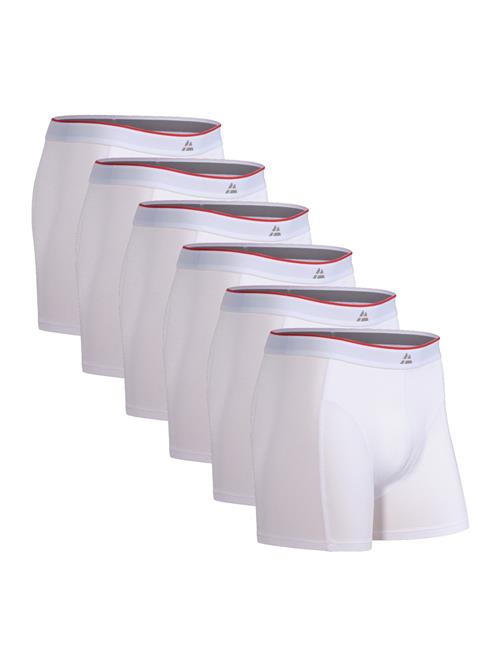 DANISH ENDURANCE Boksershorts 'Bamboo'  grå / rød / hvid