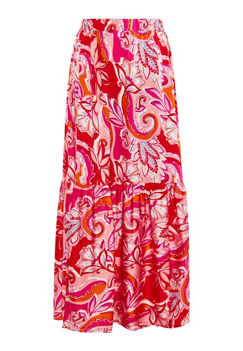 IZIA Nederdel  fersken / pink / rød / hvid