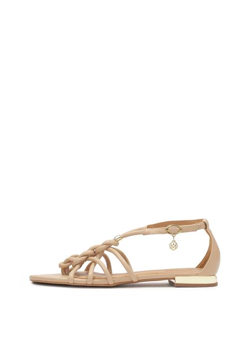 Kazar Sandaler med rem  beige / guld
