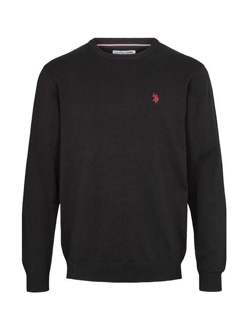 U.S. POLO ASSN. Pullover 'Adair'  kirsebærsrød / sort